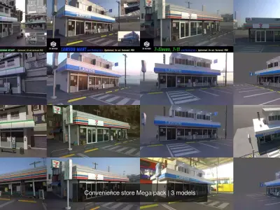 Convenience store Mega pack