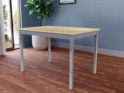 Dineing table chair set 3D model