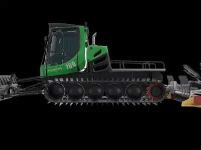  Snow Groomer PistenBully 100 - Green 
