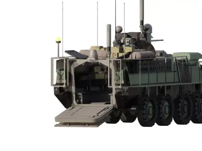 M1126 Stryker infantry carrier vehicle 3D model