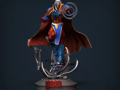 Magneto Erik Magnus Amalgam STL fanarts CGPyro 3D print model