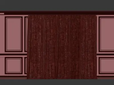 Curtain Set 104 3D model