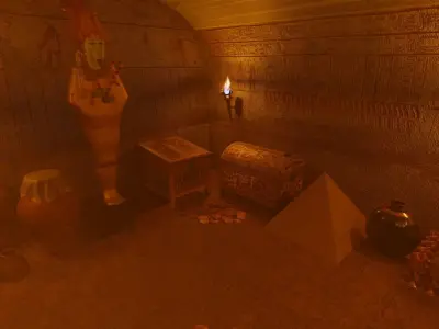 Nubian tomb 3D model