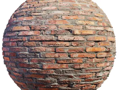 Texture PBR Brick Wall 01  Texture
