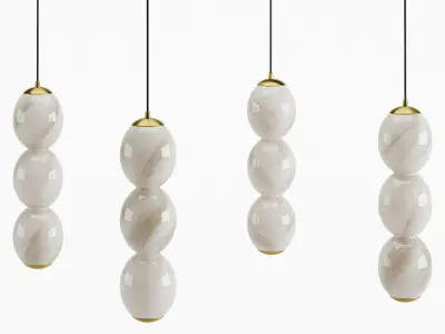 Cattelan Italia Zanziball Ceiling lamp 3D model