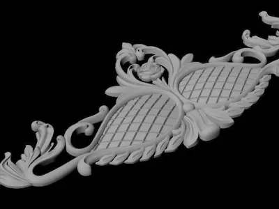 dekor ornate crown 3D model get