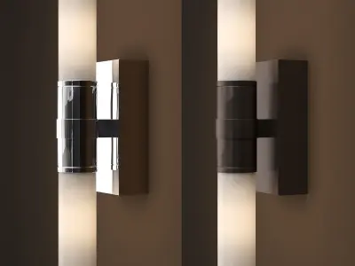 CADE DOUBLE SCONCE 3D model