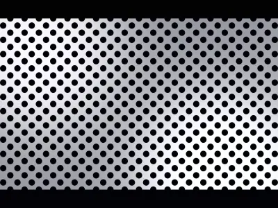 Perforated panel with 32 percent opening 25O83 3D model