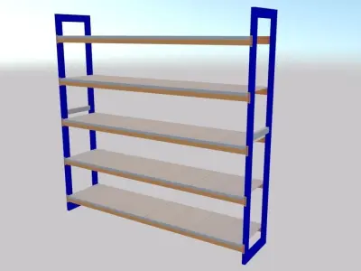 Light duty racking System 3D model