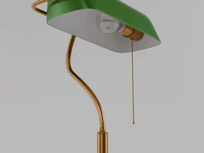 Classic Office Lamp 3D model
