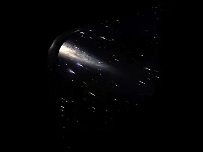 Sculptor Galaxy 3D model