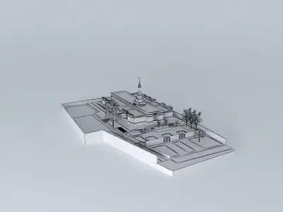 LDS, Temple Villahermosa, Tabasco, Mexico. Templo Mormon, 85 ... Free 3D model