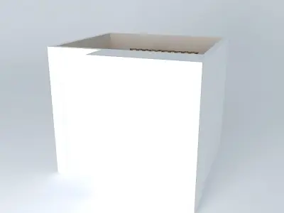 vivianneorkut cube with window Free 3D model