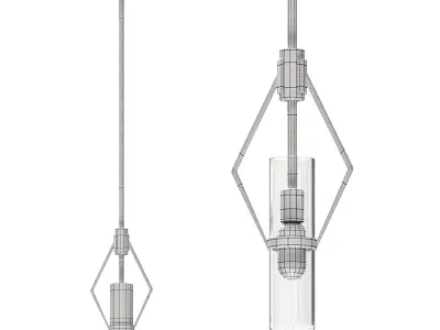 Raef Mini Pendant By Troy Lighting 3D model