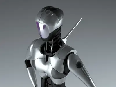 Female Robot 2 - FR02 3D print model