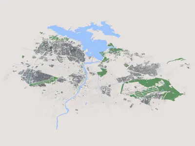 Adana City Turkey 3D model