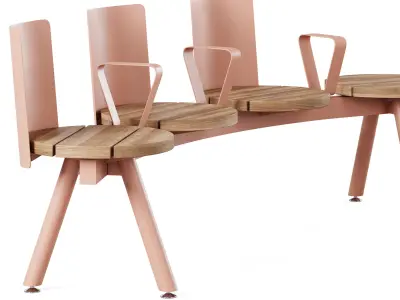 Park benches Morse by mmcite 3D model