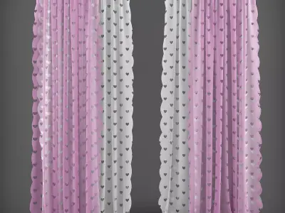 Curtain 3D model 13 3D model
