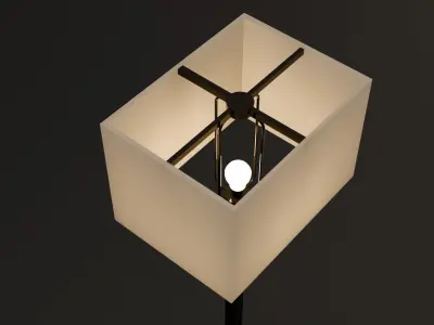 Modern Floor Lamp 3D Model 3D model