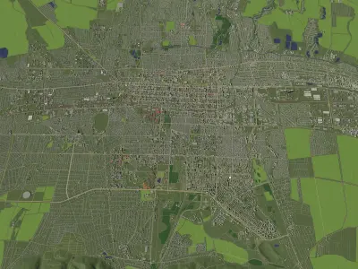 Bishkek Kyrgyzstan - city and urban 3D model