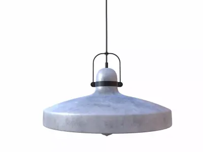 Concrete Hanging Lamp 3D model