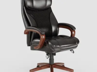 Leather Executive Office Chair 3D model