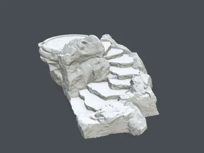 Printable Ladder Ruin 3D print model