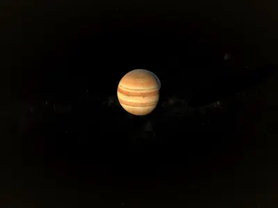 Planet Jupiter 3D Model 8K Low-poly 3D model