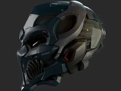 Helmet 022 03 3D model