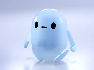 Robot BBOT from Rons Gone Wrong 3D model