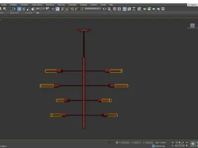 Astrid Chandelier Low-poly 3D model
