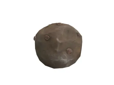 Iron Rock - Game Ready Low-poly 3D model