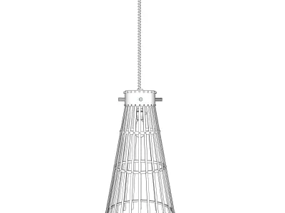 Ceiling Light-005 3D model