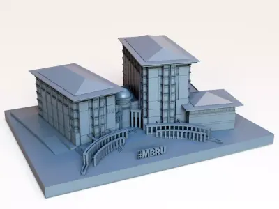 MBRU -  Of Medicine and Health Sciences 3D print model