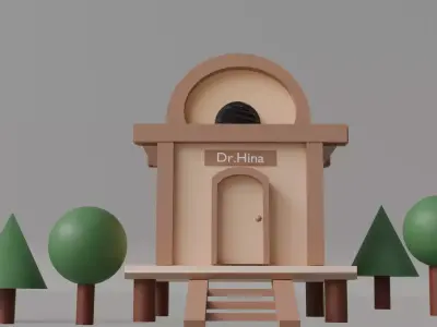 House Model Low-poly 3D model order