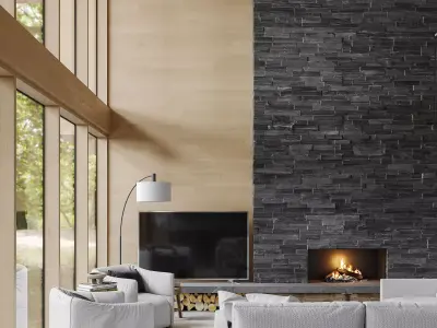 Apartment Interior Scene 3D model