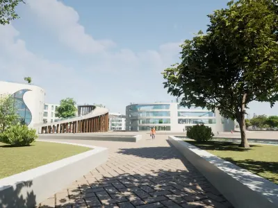 Buta building concept 3D model