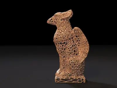 Griffon voronoi 3D print model