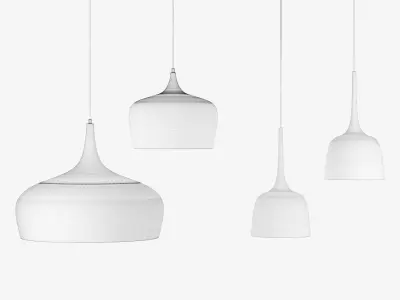 Polk Pendant Light Wood 3D model