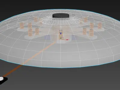 UHF - Deca-Hexa Doorbell - Concept 3D model