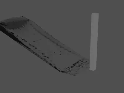 light water slide 3D model