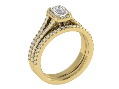 Women Ring  Render 3dm STL OBJ FBX TXT Details 3D print model 25