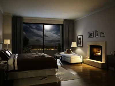 Photorealistic Living Room Interior Collection 3D model