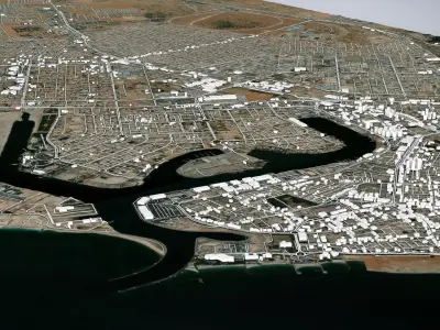 Cityscape Ajman United Arab Emirates 3D model