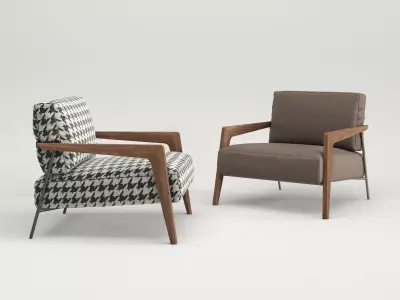 Cecile Armchair 3D model