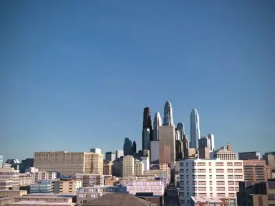 City 36 Low-poly 3D model