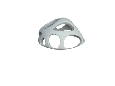 SciFi Cube Object No 47559 Low Poly Shape Low-poly 3D model