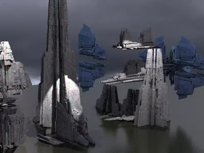 Stargate Pyramid City 10 model designs 3D model