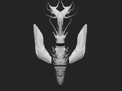 Space Whale 3D Print  3D print model