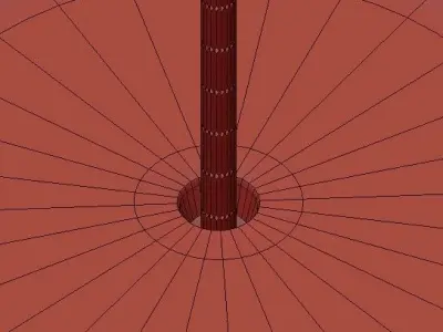 MCDELTA ball hanging from ceiling 3D model